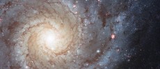 Messier 74, also called NGC 628, is a stunning example of a grand-design spiral galaxy that is viewed by Earth observers nearly face-on. ( NASA, ESA, and the Hubble Heritage (STScI/AURA)-ESA/Hubble)