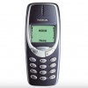 The original Nokia 3310 phone is seen on display. (YouTube)