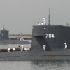 Taiwan's only two diesel electric attack submarines: Hai Lung (SS-793) and Hai Hu (SS-794).             