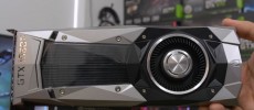 GeForce GTX 1080 Ti is seen on display. (YouTube)