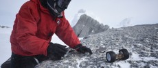  PUFFER was outfitted for field testing in snow during a recent trip to Antarctica’s Mt. Erebus