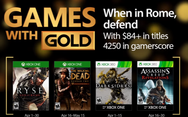 Microsoft has officially announced the Xbox Games with Gold free games for April 2017. (YouTube) 