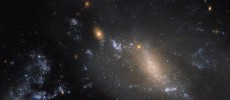 Hubble’s Wide Field Camera 3 (WFC3) captured a striking view of two interacting galaxies located some 60 million light-years away