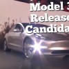 A Tesla Model 3 is presented.