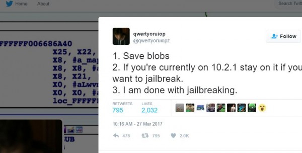 Todesco confirmed via Twitter recently that he is exiting the jailbreaking industry. (Twitter)