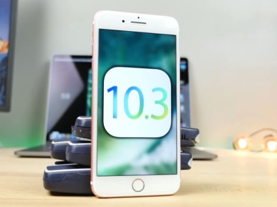  An iPhone displays the latest iOS 10.3. (YouTube)