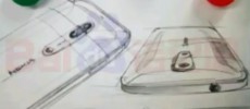 This sketch allegedly shows the upcoming Nokia 9. (YouTube)