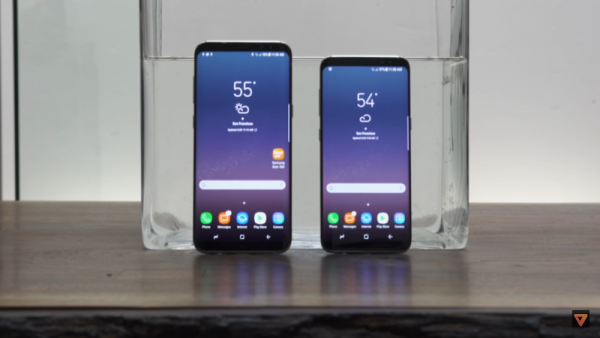 The Samsung Galaxy S8 and S8 Plus have a 5.8-inch and 6.2-inch display respectively. (YouTube)