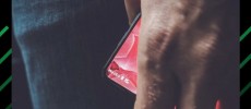 The teaser image of the Essential's upcoming bezel-less phone. 