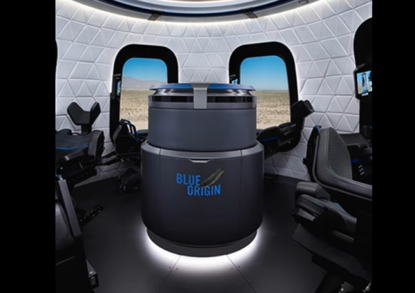Blue Origin Teases Images of Space Tourism Capsule/ YouTube