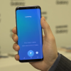 Bixby Voice can control the phone settings, like launching the camera, adjusting the brightness of the screen, and toggling Wi-Fi.