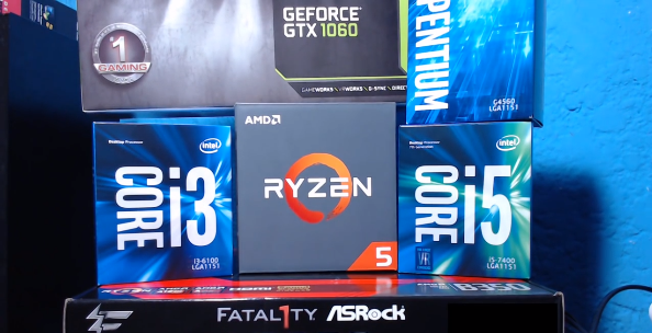 The AMD Ryzen 5 and Intel i5 will go head-to-head to see which will prevail as the better CPU for gaming. (YouTube)