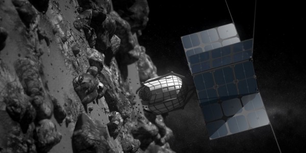 Deep Space Industries asteroid sampling concept.