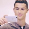 Cristiano Ronaldo holds the latest ZTE Nubia Z17 mini smartphone. (YouTube)