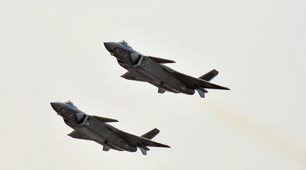 Two J-20s.                        