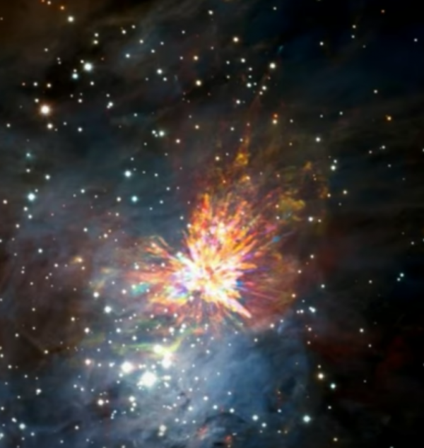 star formation can be a violent process too