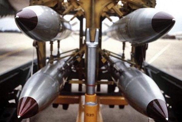 B61-12 gravity nuclear bombs.               
