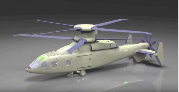 Lockheed Martin's future 'warcopter' could potentially replace the Apache and Blackhawk helicopters. (YouTube)