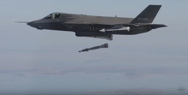 US installs new weapon system for the F-35 fighter jets that guides bombs against moving targets. (YouTube)