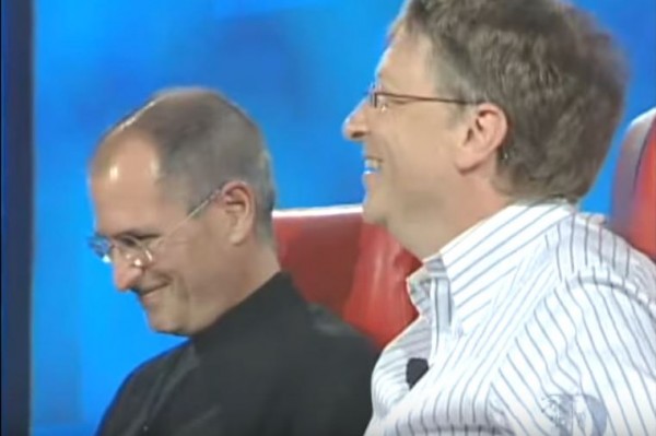 Both Bill Gates and Steve Jobs share their joys and other experiences during an interview. (YouTube)