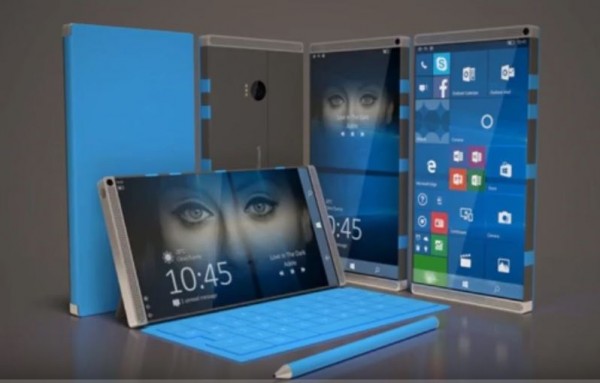 The upcoming Microsoft Surface smartphone could be designed with a special bendable feature. (YouTube)