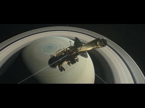 This dive into Saturn's rings will help scientists study how this giant planet moves in space. (YouTube)