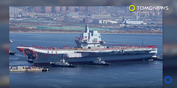 China has installed 8,000 technological advances on its first homegrown aircraft carrier Type 001A. (YouTube)
