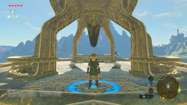 Link will begin the quest without any weapons and armors.  (YouTube)