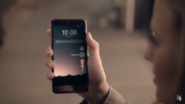 HTC U 11 is said to have a squeezable frame called “Edge Sense." (YouTube)