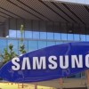 The Samsung logo is displayed in front of one of the company's offices. (YouTube)