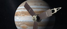 Launching from Earth in 2011, the Juno spacecraft will arrive at Jupiter in 2016 to study the giant planet from an elliptical, polar orbit.