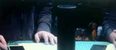 Amazon's Echo is a cylindrical speaker with a microphone. (YouTube)