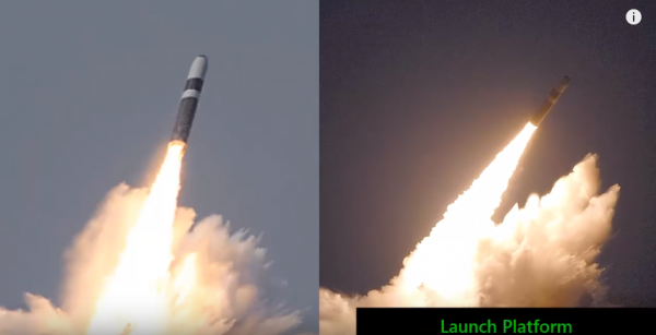 North Korea test-fired its new intercontinental ballistic missile (ICBM) Hwasong-12. (YouTube)