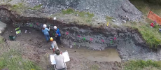 The water in the Alpine Fault reached 100 degrees Celsius with a depth of 630 meters. (YouTube)
