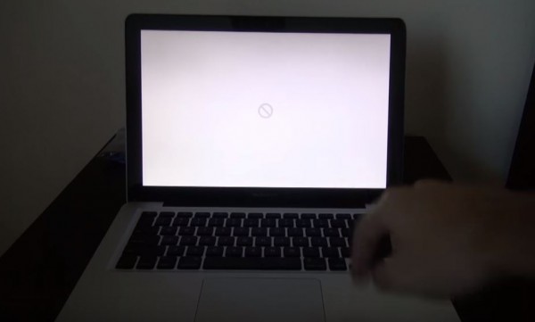 A user is unable to access the files from his laptop. 