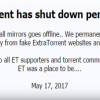 Popular torrent site ExtraTorrent has shut down permanently (YouTube)