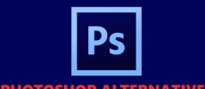  Photoshop logo is on display. 