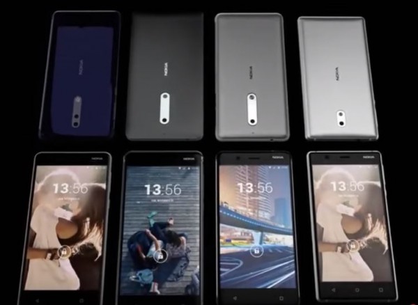  The potential look of the high-end Nokia phones are being showcased. 