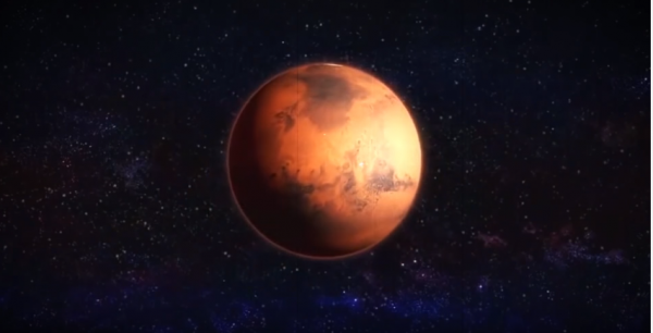 A Russian scientists patented potential methods to make an atmosphere on Mars. (YouTube)