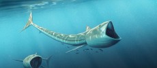 An international team of scientists have discovered two new plankton-eating fossil fish species, of the genus called Rhinconichthys, which lived 92 million years ago in the oceans of the Cretaceous Period.