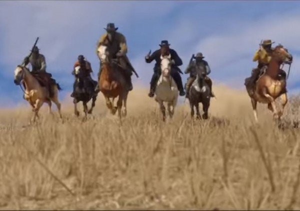 A portion of "Red Dead Redemption 2" trailer is being shown.