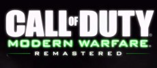 The 'Call of Duty Modern Warfare Remastered' version logo. 