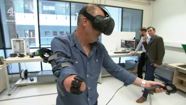 A new virtual reality technology is helping amputees deal with phantom limb pain. (YouTube)