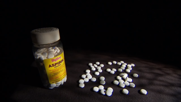 Researchers from the University of Florida Health found that aspirin may only provide little or no benefit at all for some patients with plaque build-up in arteries. (YouTube)