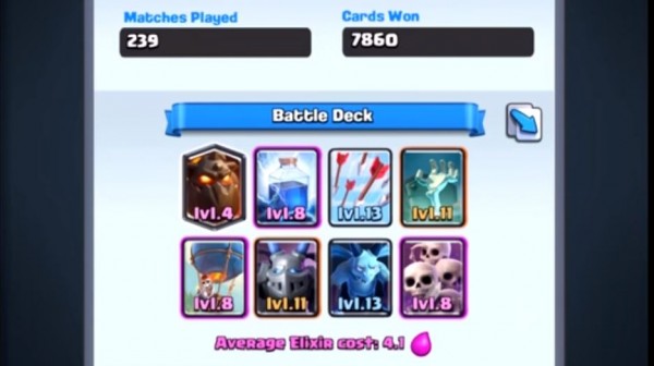  A Lavaloon deck is being displayed along with its win rate. 