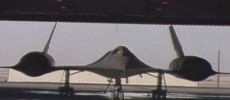 The SR-71 Blackbird prepares for flight. 