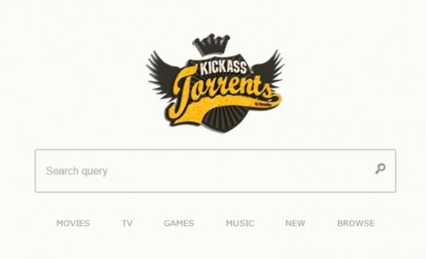 KickAss Torrents environment is being displayed. 
