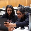 Women using Computer