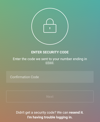 Instagram Two-Factor Authentication 
