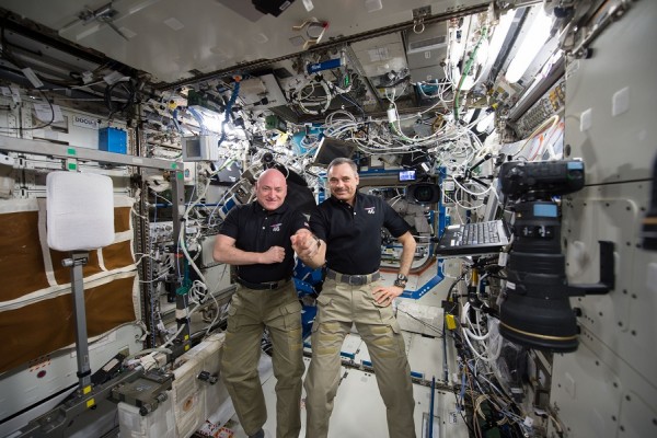 NASA astronaut Scott Kelly and Russian cosmonaut Mikhail Kornienko marked their 300th consecutive day aboard the International Space Station on Jan. 21, 2016. The pair will land March 1 after spending a total of 340 days in space.
